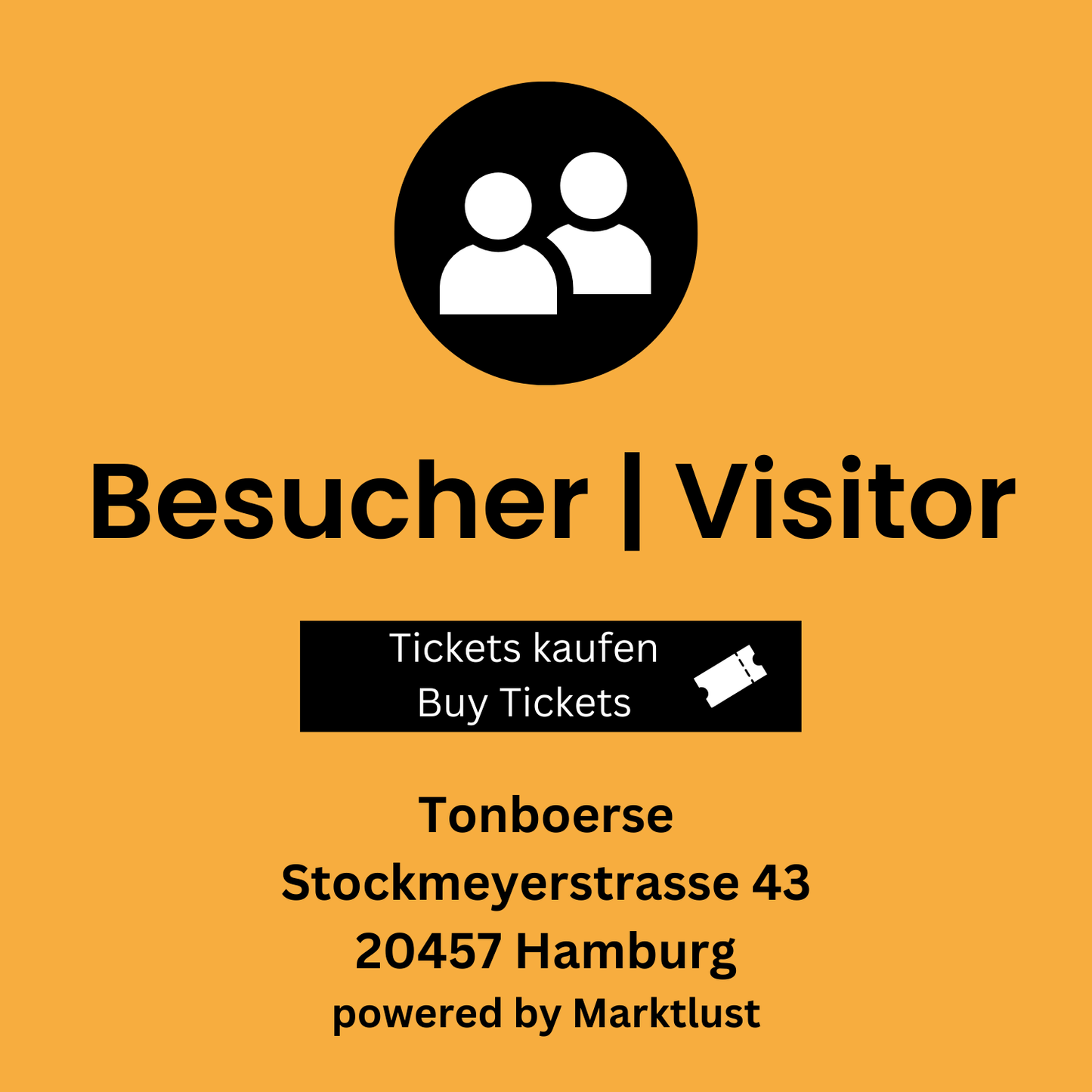 Tonboerse Eintrittskarten kaufen